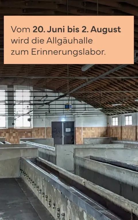Erinnerungslabor in der Allgäuhalle Kempten