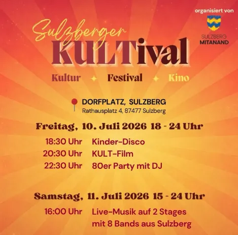 Sulzberger KULTival auf dem Dorfplatz