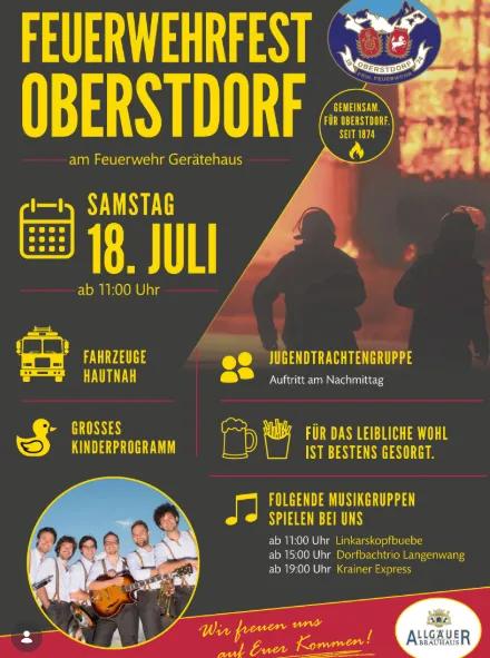 Feuerwehrfest in Oberstdorf