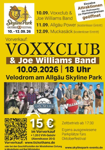 VOXXCLUB im Allgäu Skyline Park