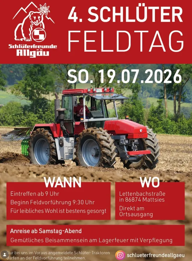 Schlüter Feldtag in Mattsies