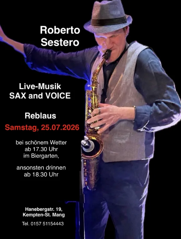 Roberto Sestero in der Reblaus Kempten