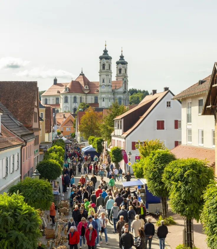 Jakobimarkt und verkaufsoffener Sonntag Ottobeuren