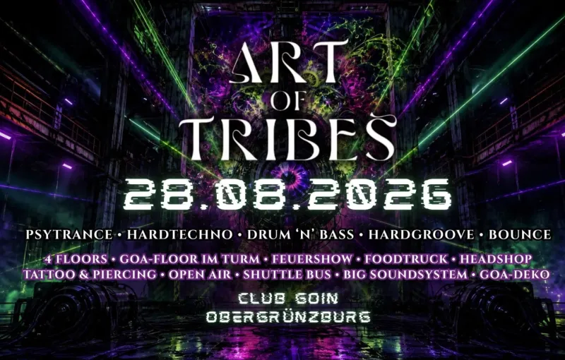 ART of TRIBES im Club GoIn Obergünzburg