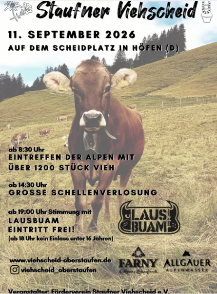 Viehscheid in Höfen bei Oberstaufen