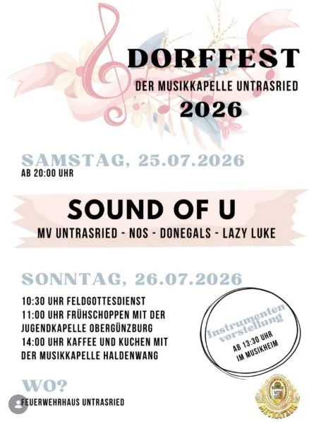 Dorffest in Untrasried