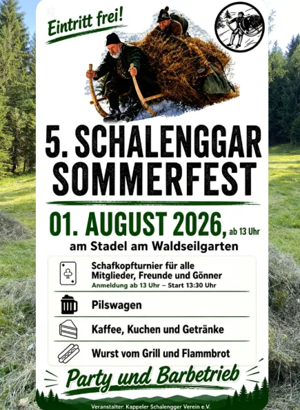 Schalenggar Sommerfest in Pfronten