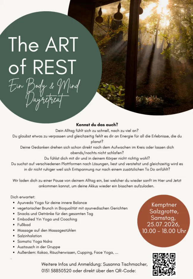 Body & Mind Dayretreat in der Kemptner Salzgrotte