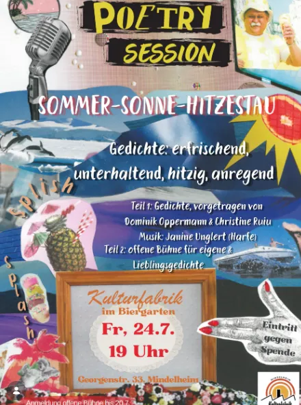 Poetry Session in der Kulturfabrik Mindelheim
