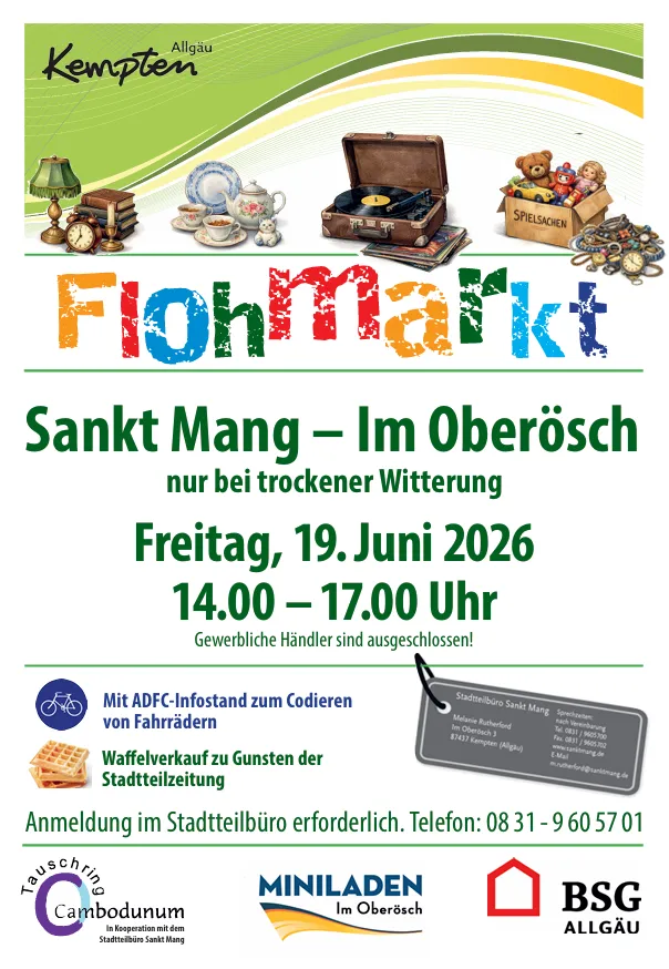 Flohmarkt im Oberösch in Kempten