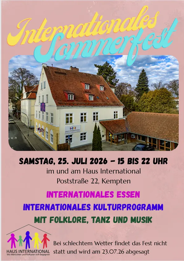 Haus International Kempten Sommerfest