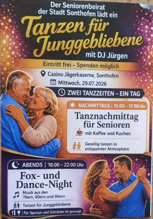 Tanzen für Junggebliebene in Sonthofen
