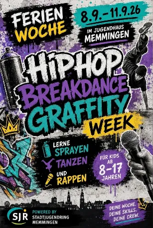 HipHop Graffiti Week im Jugendhaus Memmingen