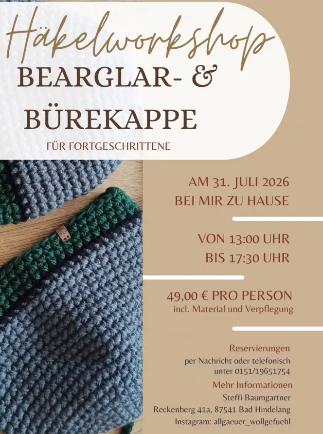 Häkelworkshop in Bad Hindelang