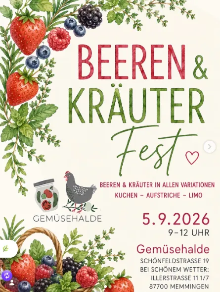 Beeren- & Kräuterfest in der Gemüsehalde