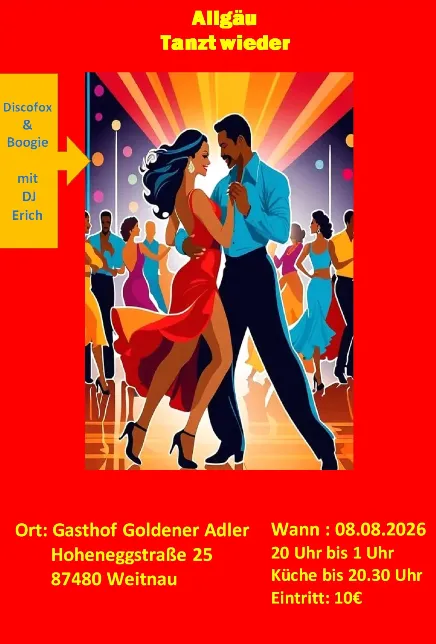 Allgäu tanzt wieder im Goldenen Adler Weitnau