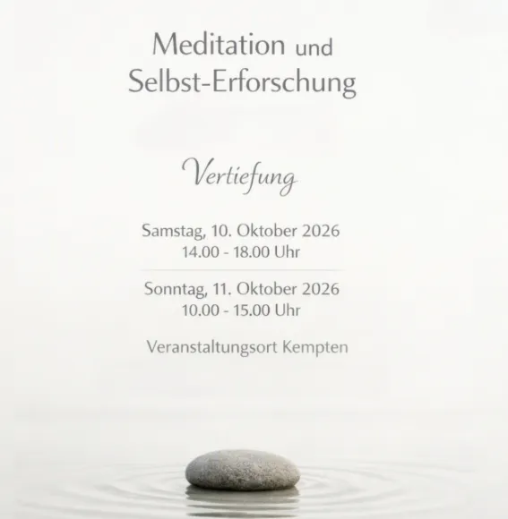 Meditation und Selbsterforschung in Kempten