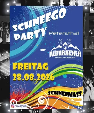Schneego Party in Petersthal