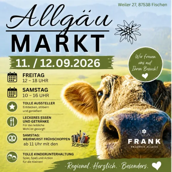 Allgäu Markt bei der Gärtnerei Frank in Fischen