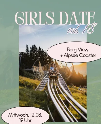 Girls Date beim Alpsee Coaster in Immenstadt