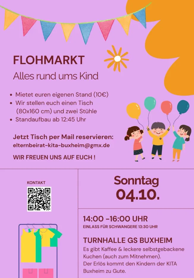 Flohmarkt "Alles rund ums Kind" in Buxheim