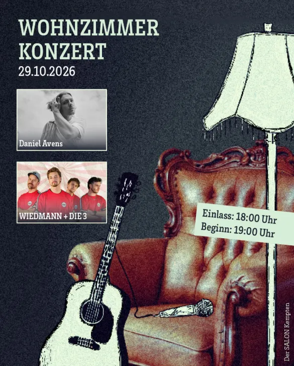 Wohnzimmerkonzert im Salon Kempten