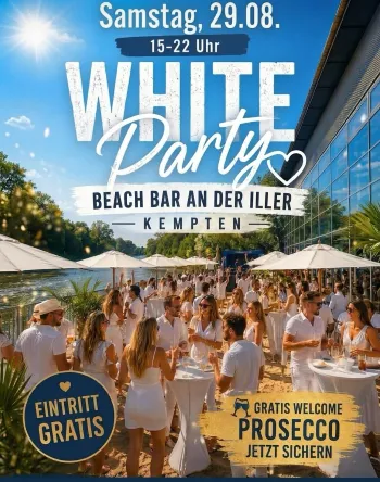 White Party an der Beach Bar Kempten