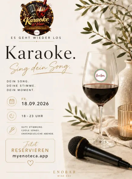 Karaoke in der EnoBar in Durach