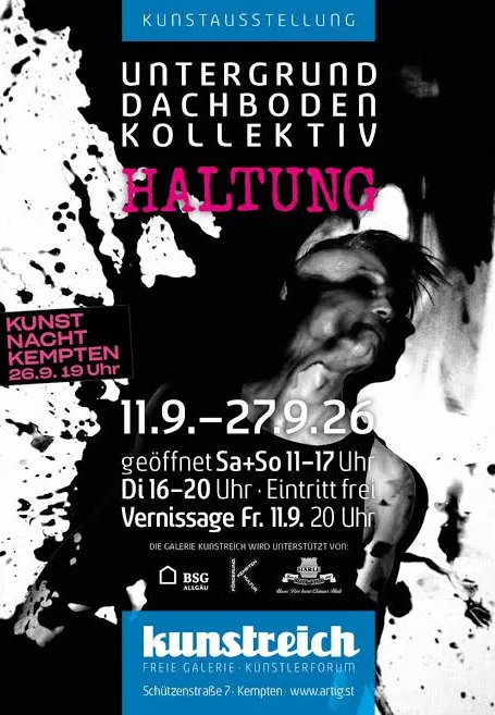 Kunstausstellung HALTUNG in Kempten