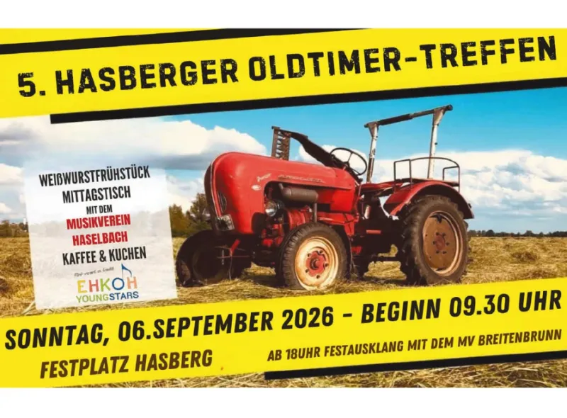 Oldtimer-Treffen auf dem Festplatz Hasberg