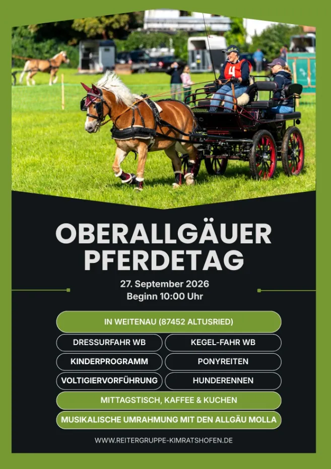 Oberallgäuer Pferdetag in Kimratshofen