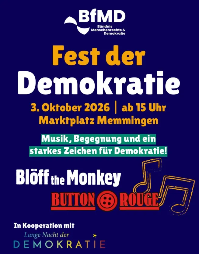 Fest der Demokratie in Memmingen