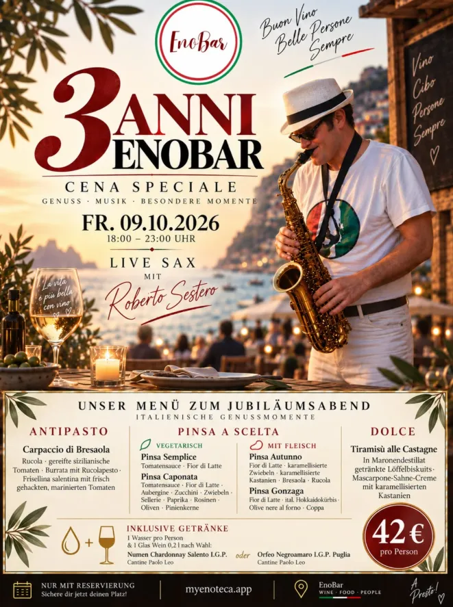 Jubiläumsabend in der EnoBar