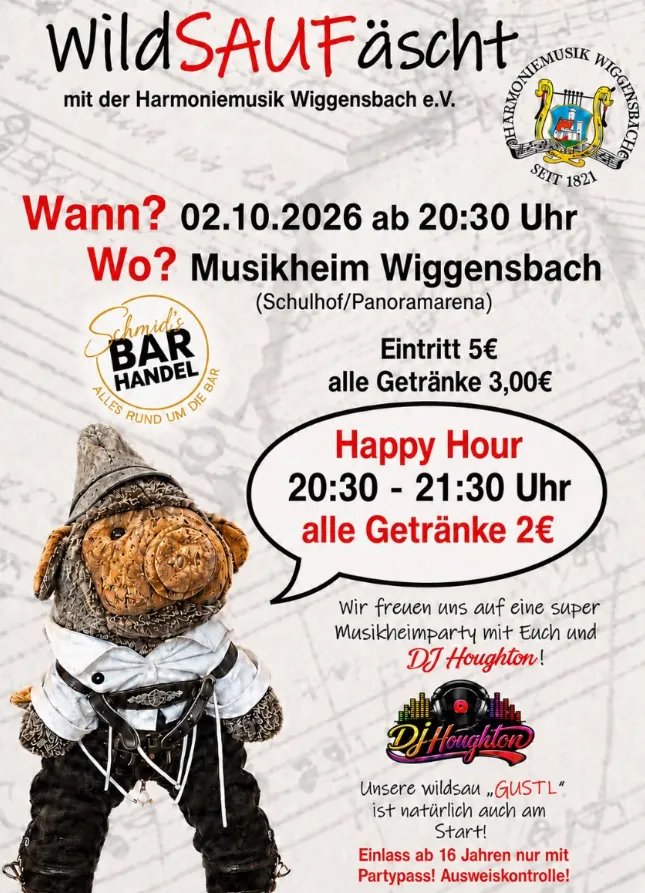 Wildsaufäscht im Musikheim Wiggensbach