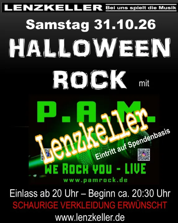 Livemusik mit PAM im Lenzkeller