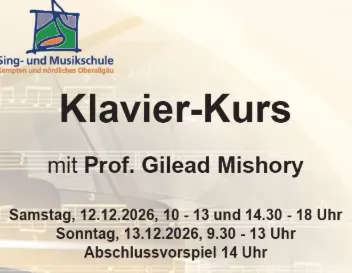 Klavierkurs Sing- und Musikschule Kempten