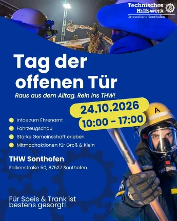 Tag der offenen Tür beim THW Sonthofen