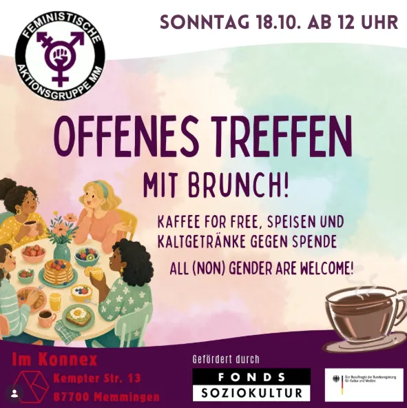 Offenes Treffen mit Brunch in Memmingen