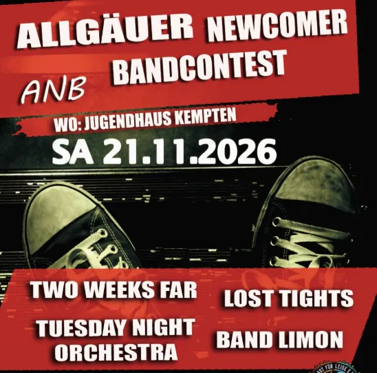 Allgäuer Newcomer Bandcontest im Jugendhaus Kempten