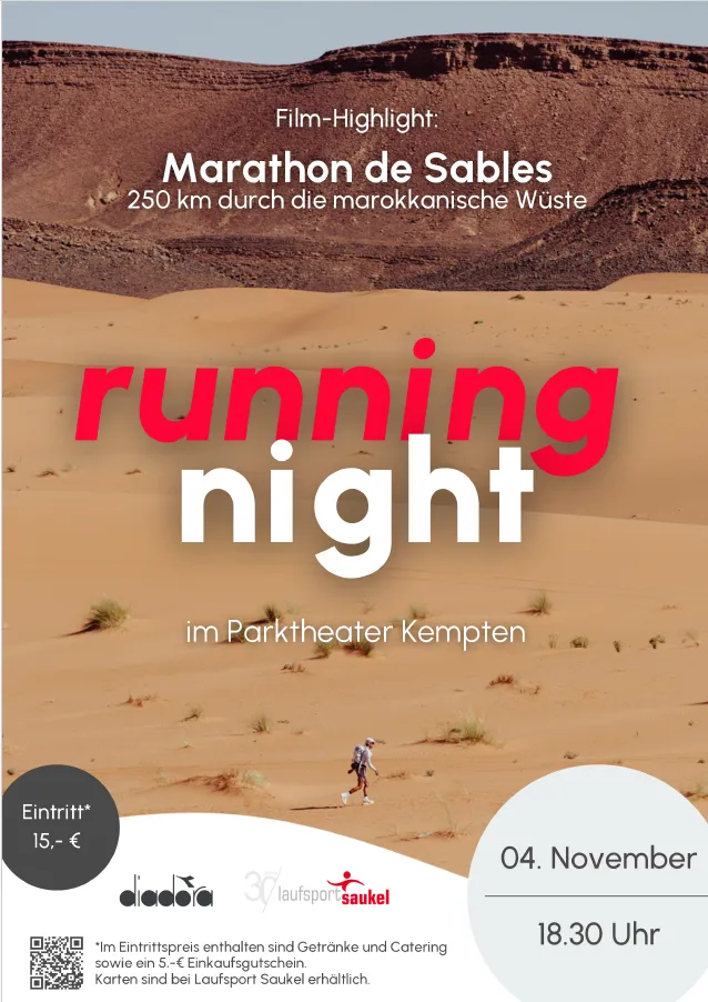 Laufsport Saukel Running Night im Parktheater