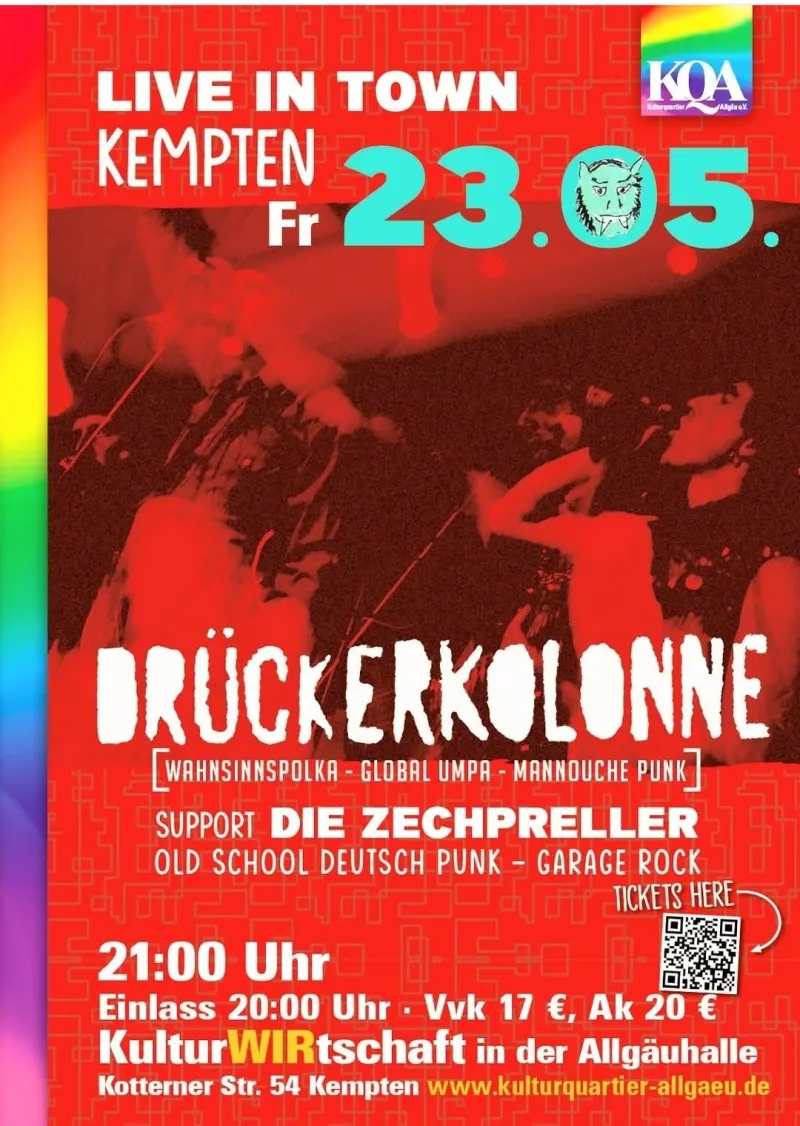 Drückerkolonne in der Kulturwirtschaft Kempten