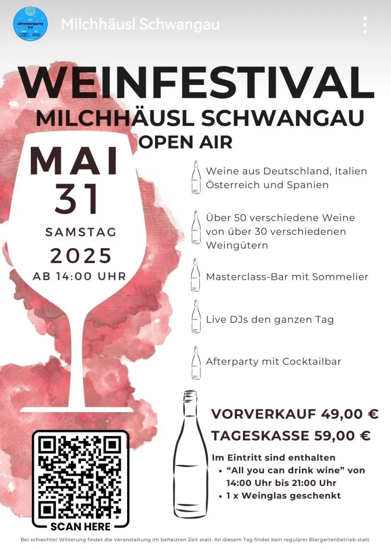Weinfestival am Milchhäusl in Schwangau