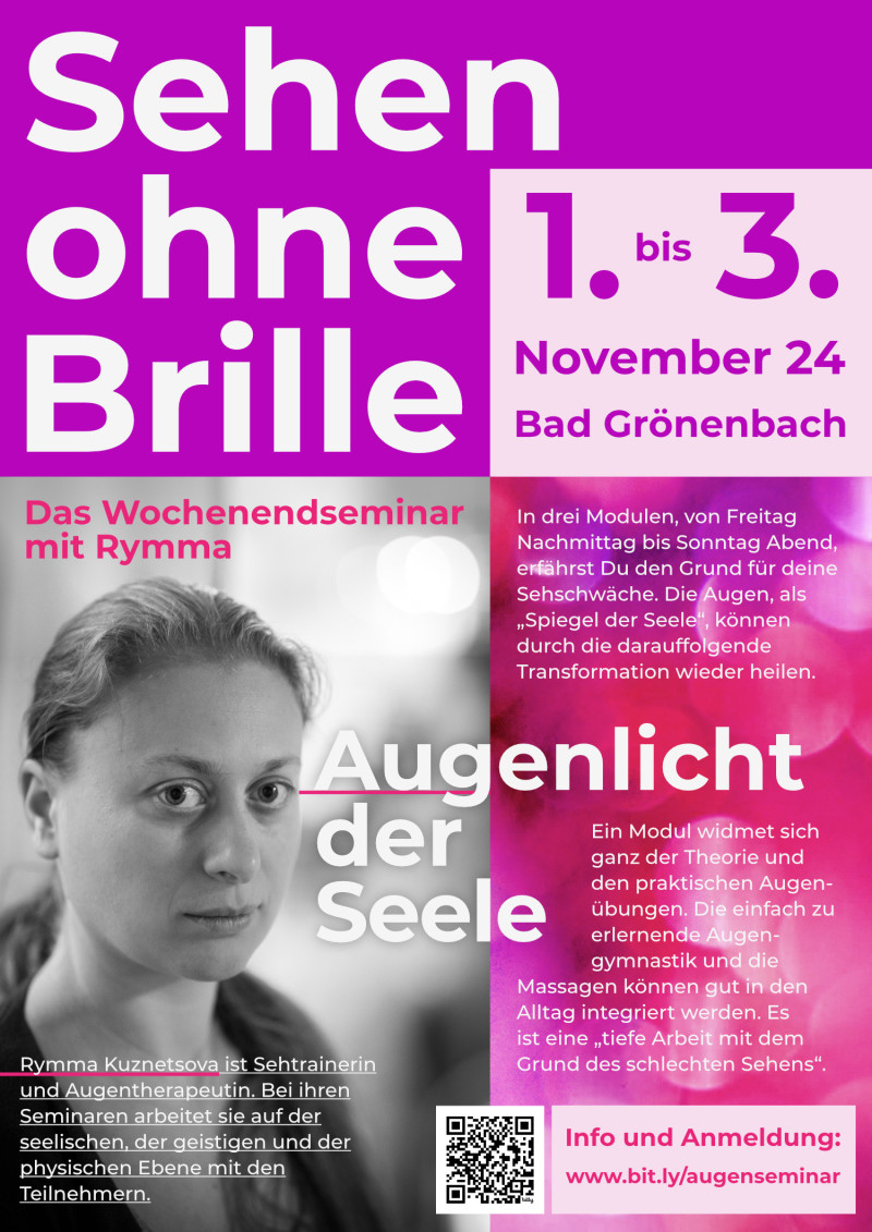 'Sehen ohne Brille' - Ein Wochenendseminar in Bad Grönenbach