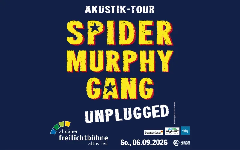 Spider Murphy Gang auf der Freilichtbühne Altusried