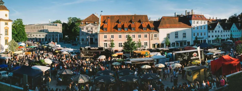 Streetfood Markt in Kempten mit Gewinnspiel