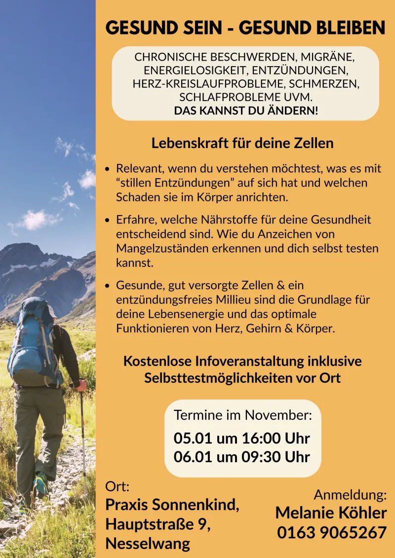 Gesund sein – gesund bleiben in Nesselwang