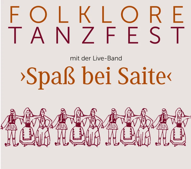 Folklore-Tanzfest mit Spaß bei Saite in der Villa K