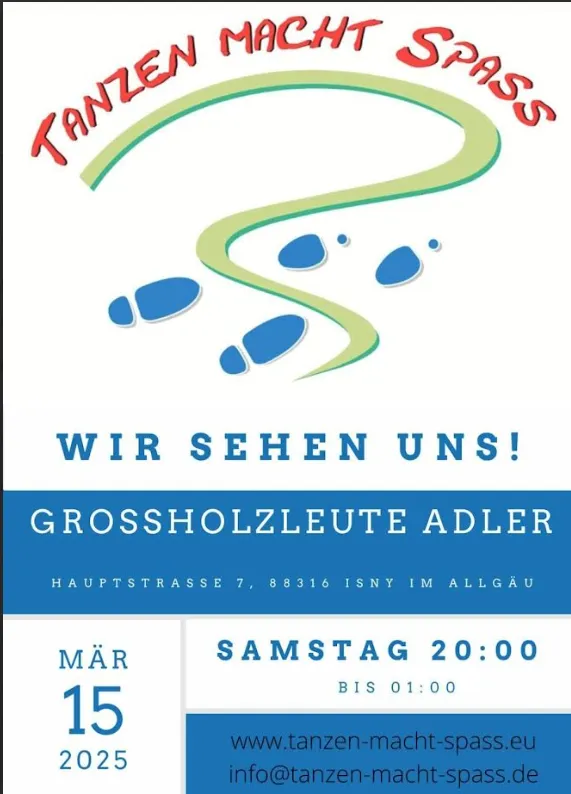 Tanzabend im Adler in Großholzleute