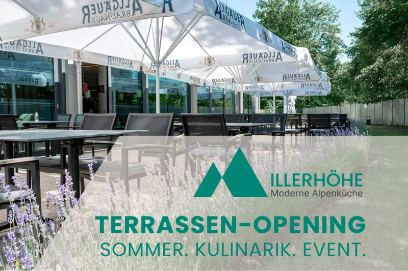 Terrassen-Opening Restaurant Illerhöhe Kempten