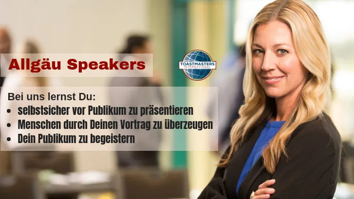 Allgäu Speakers Clubabend im Kempodium in Kempten